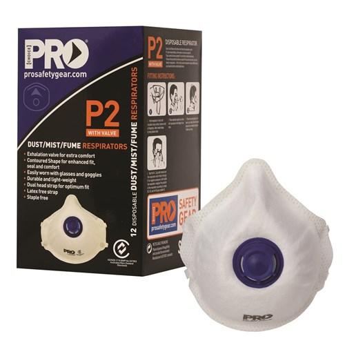 Pro Choice Respirator P2 Valve Mask PC321 x12